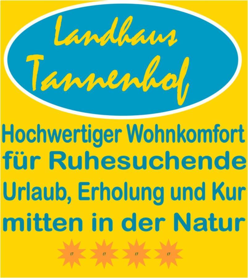 Ferienwohnungen Landhaus Tannenhof Bischofsgrün Dış mekan fotoğraf